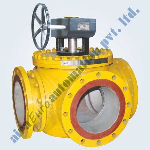 3 Way 4 Way Trunnion Ball Valve, Size: 5 To 14