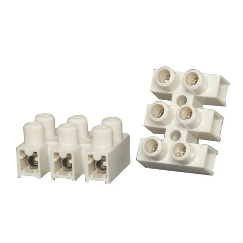 White 3 Way Brass Connector, For Electrical, BSP