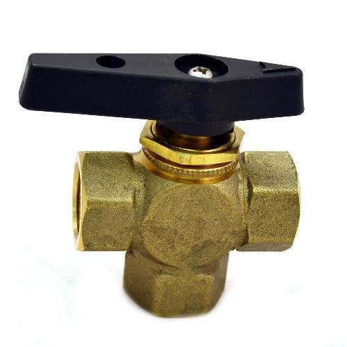 Hydraulic 3 Way Handle Brass Ball Valve