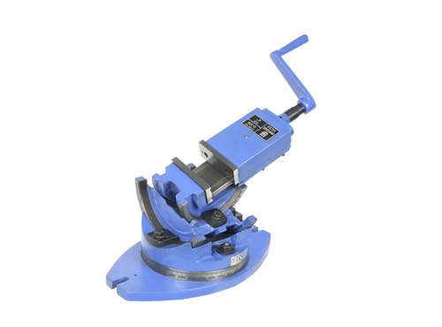 Unique Cast Iron 3 Way Tilt Swivel Angle Vise, For Industrial, Model Name/Number: U 330