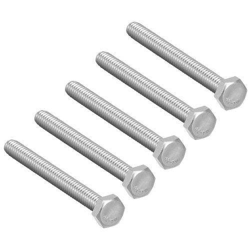 Grey Stainless Steel 304 Long Bolt Metric Thread, Packaging Type: Box
