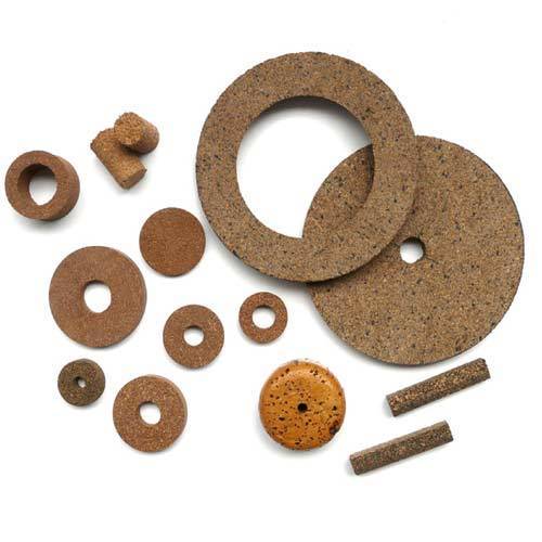 Round / Square / Rectangular Cork Washer, Thickness: 0.5 To 2mm, Packaging Type: Box