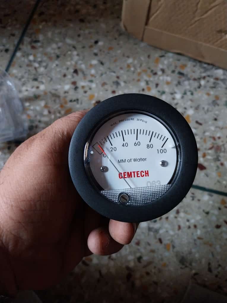 GEMTECH Mini Differential Pressure Gauges