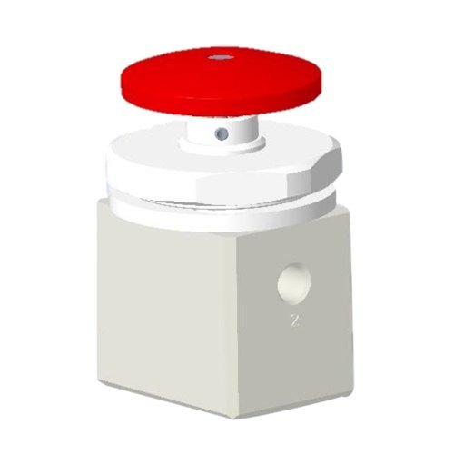 3X2 Manual Push Button Operated Valve