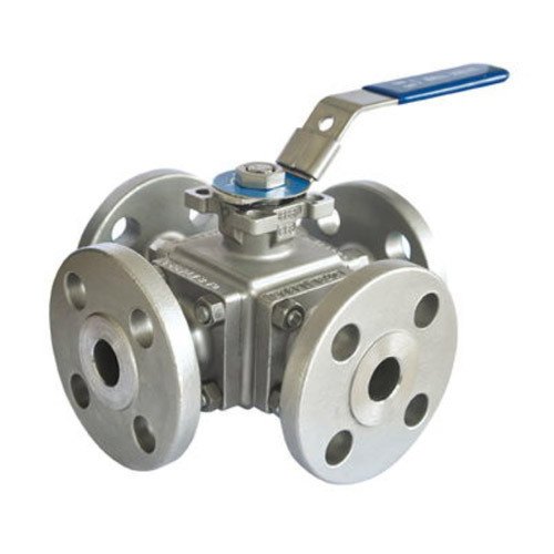 Stainless Steel Low Pressure 4 Way Ball Valves