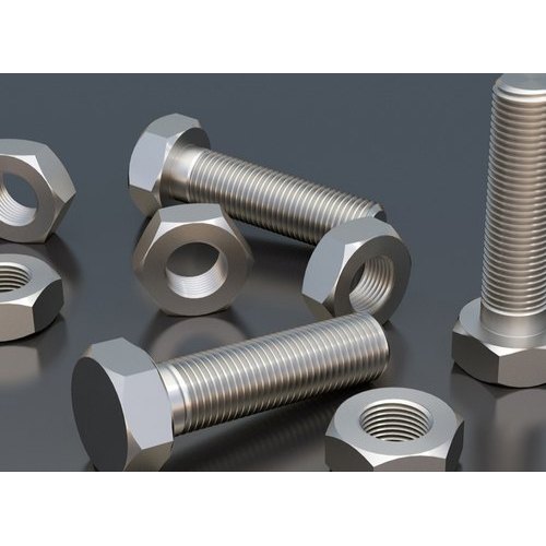 Hex And Round Polished Monel 400 Fastener, Grade: Uns N 04400