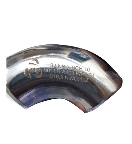 45 Degree Stainless Steel Elbow, Nominal Size: 32NB