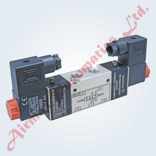 Airmax 5/2 Double Solenoid Valve, Model Name/Number: 2ADDS-5