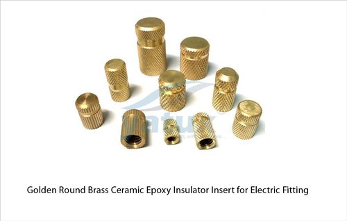 Round Golden Brass Inserts, For Hardware Fitting, Size: M2 To M30