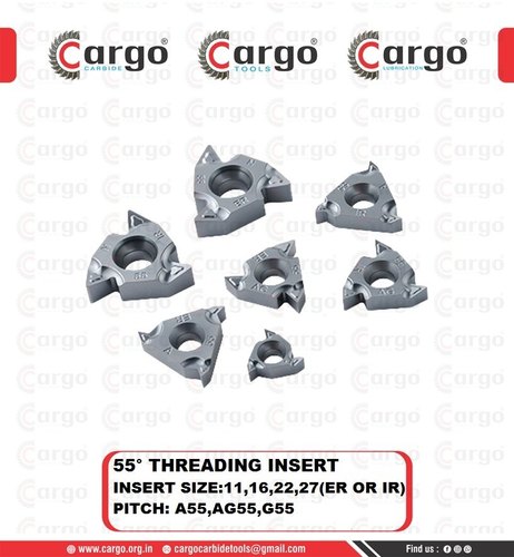 55 Degree Threading Insert, For Industrial