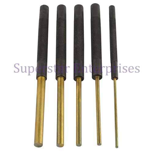5pc Brass Long Drive Pin Punches