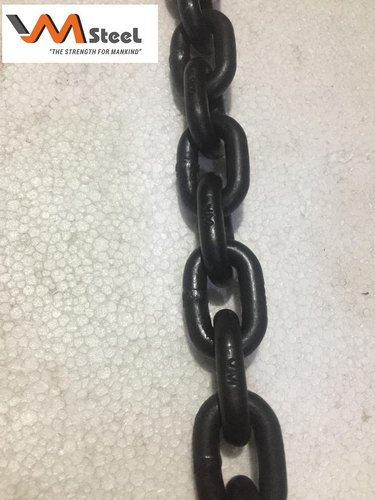 Black 6 MM Alloy Steel Chain