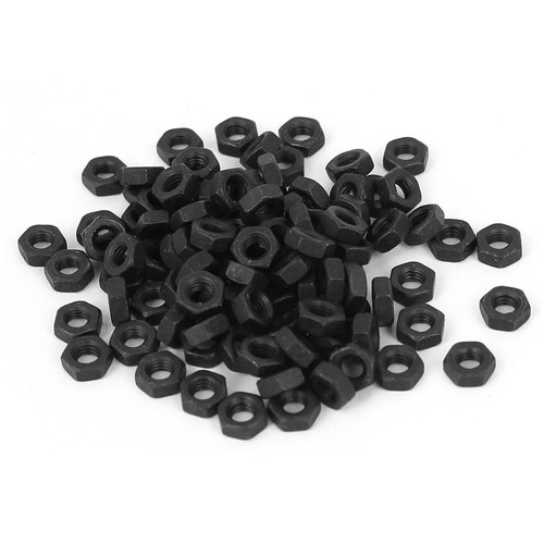 High Tensile Hex Nut Black, Size: 33 Mm