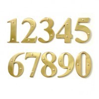 Brass Numerals 6