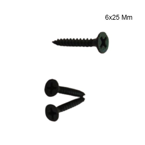 6x25 Mm CSK Plus Drywall Screw, For Hardware, Polished