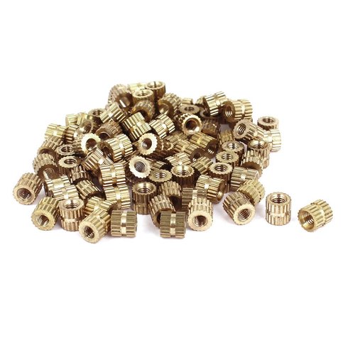 Brass Knurled Insert Nut