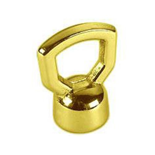 Wing Nut Polished Brass, Size: 3/4