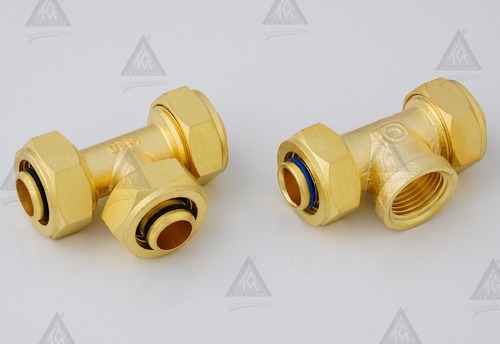 Brass Pex Fittings Tee