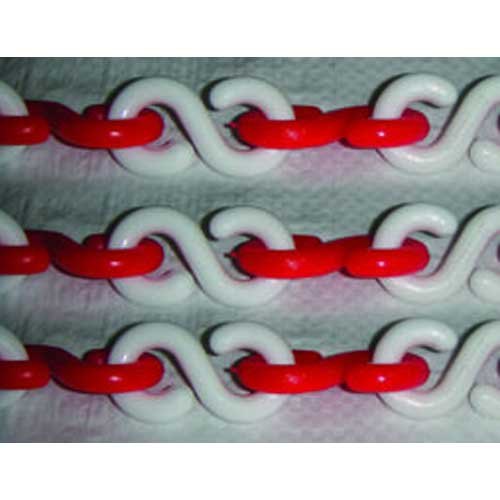 S Type red and white 8 MM Plastic Chain