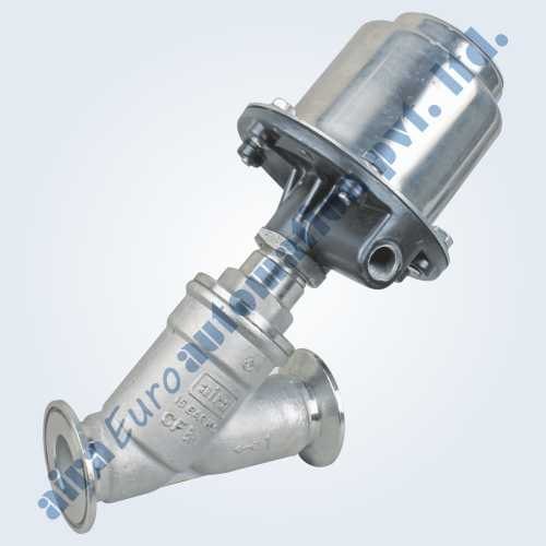 AIRA Upto 10 BAR 2/2 Way Angle Type On/Off Control Valve TC Ends, Model Name/Number: STS