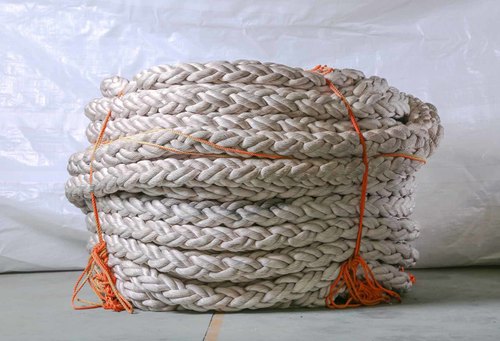 White 8 Strand Mooring Ropes