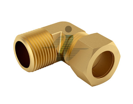 Brass 90 Degree Male Elbow - Connector