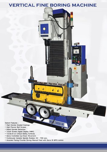Automatia Block Boring Machine ACB 750 Vertical Fine Boring Machine