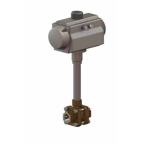 Standard Up to 50 bar Actuated Bronze Ball Valve, Size: 1/2-2 Inch