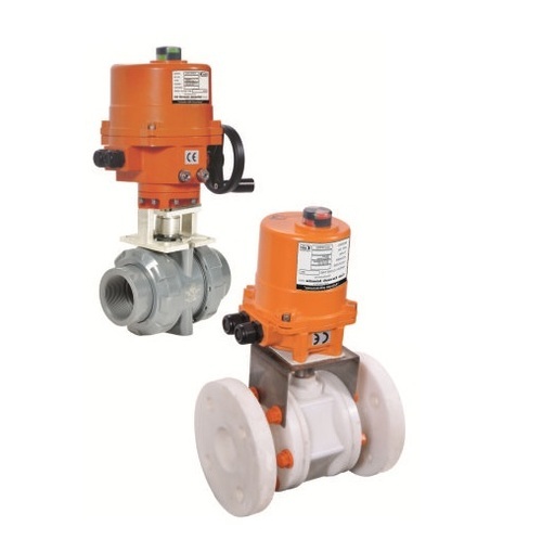 Cair Actuator PP Ball Valve, Screwed End