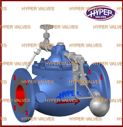 HYPER VALVES Pilot Operated ACV Float Valve, For Water