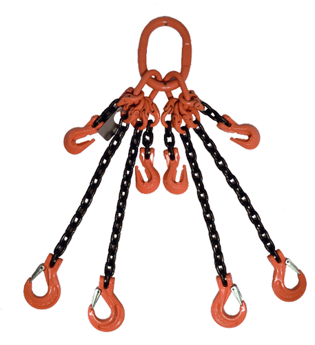 adjustable multi leg chain sling, Capacity: 4ton -60ton