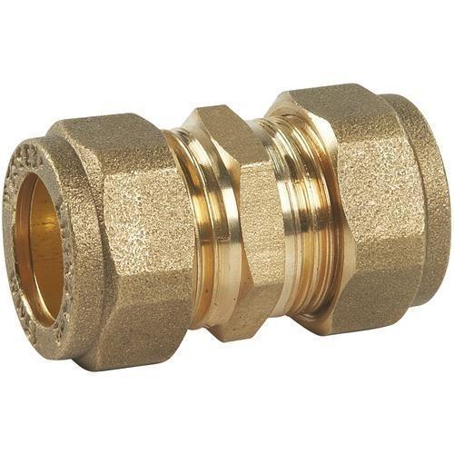 Polished Brass Compression Fittings, for Chemical Fertilizer Pipe, for Structure Pipe