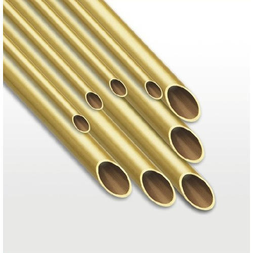 Round Finished Polished Admiralty Brass Tubes, Size: 1, Wall Thickness: 0.5mm (min)