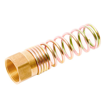GSBI Drilling Brass Air Brake Hose Nut with Spring, For Industrial, Available Thread Size: Various