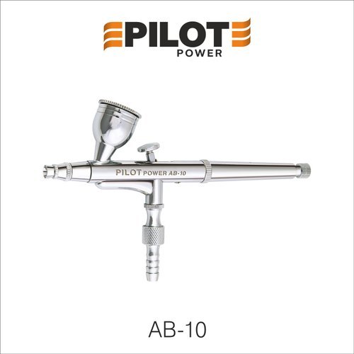 Stainless Steel Silver Air Brush Gun Ab - 10, Nozzle Size: 0.3 Mm, 0.17 (Cfm)