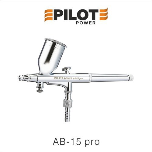 Stainless Steel Silver Air Brush Gun AB - 15 PRO, Nozzle Size: 0.3 Mm, 0.17 (Cfm)