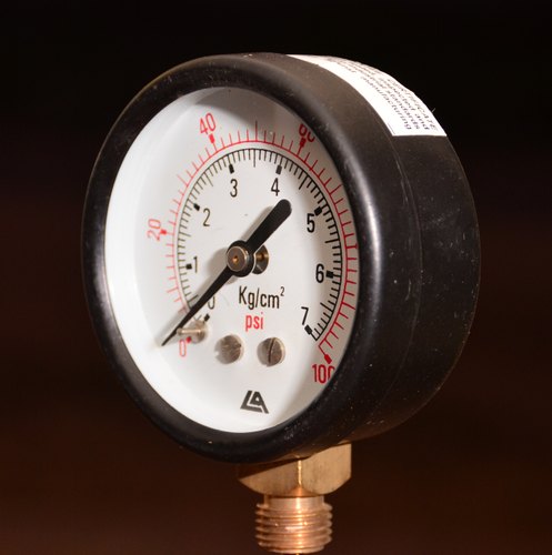 4 inch / 100 mm Air Pressure Gauge, For Gas, Upto 400