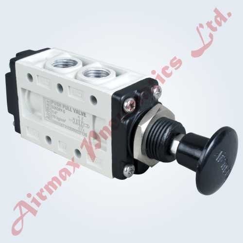 5/2 Way Push Pull Valve(Spring Return / Detent)