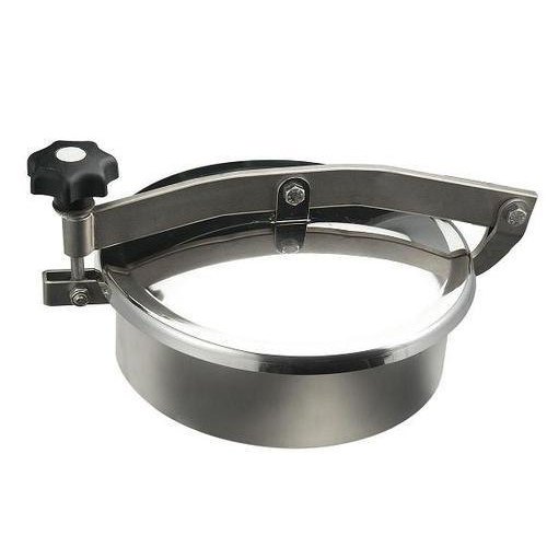 Stainless Steel Manhole, For Milk & Food