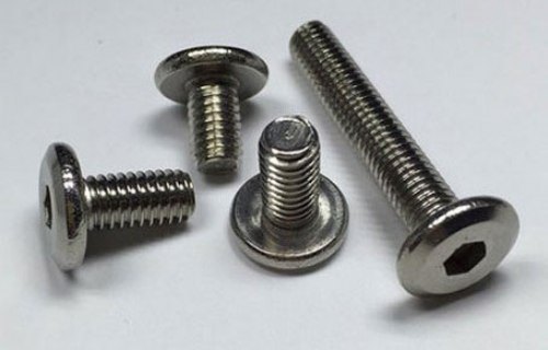 Button Head Mild Steel Barrel Or Flat Allen Screw