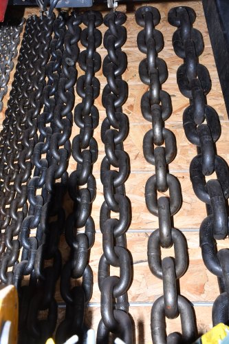 Black Alloy Steel Chain, Capacity: 1 - 100 Ton