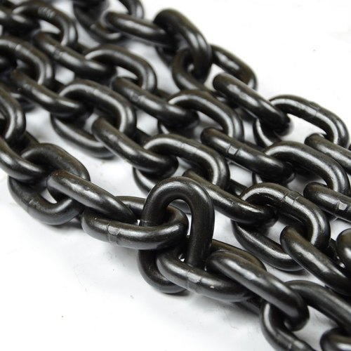 Black ALLOY STEEL LINK CHAIN GRADE 80 26MMX78MM