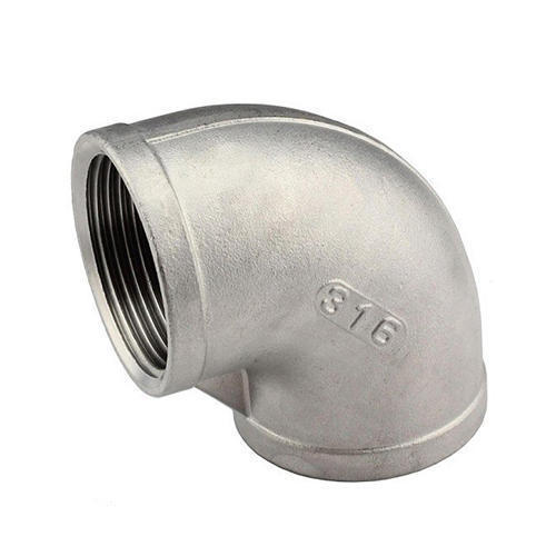 Ss Female SS316 Forged Pipe Elbow, Size: 3/4 inch