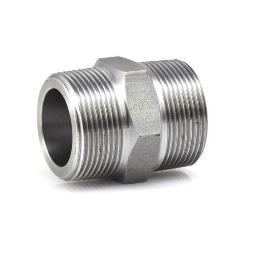 Alloy Steel Threaded Hex Nipple, for Structure Pipe, Size: 1/8 to 4 inch