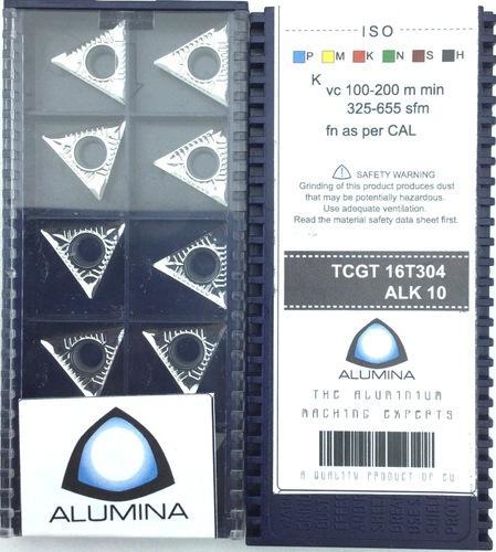 Alumina Aluminium Machining Inserts TCGT16T304 ALK10