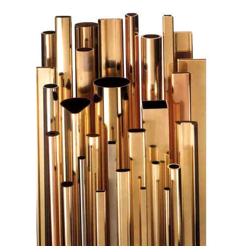 Indigo Round Aluminium Brass Tubes