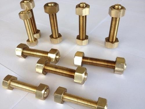 Aluminium Bronze Hex Nut Bolt, Size: M16