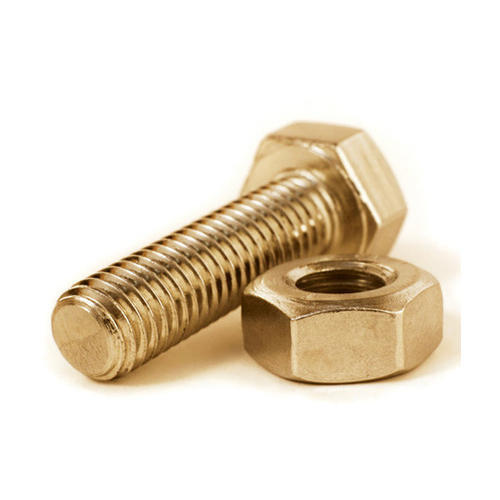 Galvanized Aluminium Bronze Grade 1 Nut Bolts, Size: M6 to M100