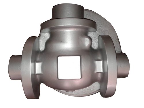 Silver Aluminium Check Valve Pattern