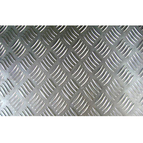 Bar Silver Jindal Aluminium Chequered Sheet, Size: 2Inch, Material Grade: 8011